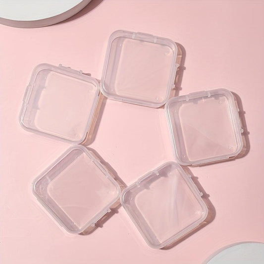 Cosmetic Powder Puff Empty Storage Box Square Dust-proof Small Travel Portable