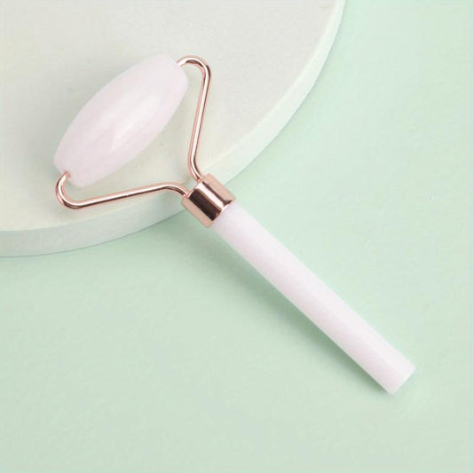 Jade Stone Facial Roller - Reduce Puffiness, Muscle Tension, Improve Elasticity