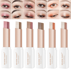 Waterproof Two Tone Eyeshadow Stick Natural Mix Glitter