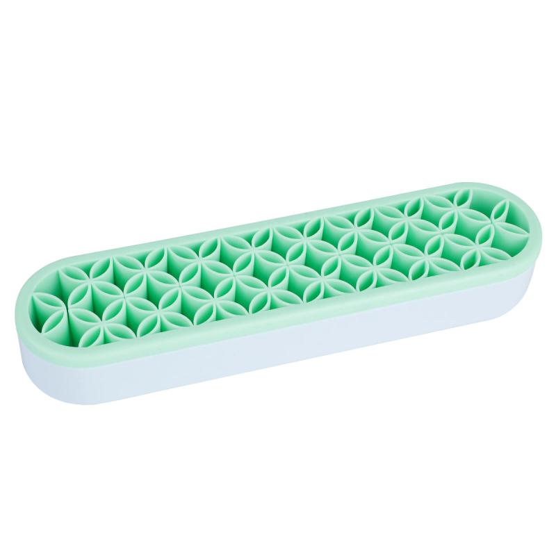 Silicone Makeup Brush Stand Holder Cosmetic Storage Box
