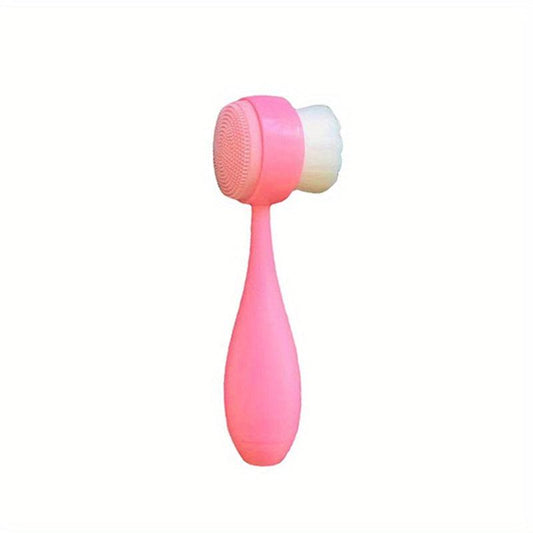 Dual-Sided Facial Cleansing Brush for Skin Care