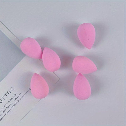 6pcs Mini Beauty Sponge Powder Puff Makeup Concealer Liquid Foundation Face Puff