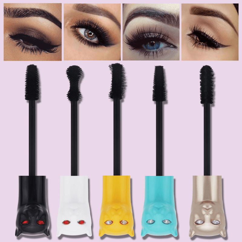 Waterproof Long Lasting Mascara 5 Brush Head Types