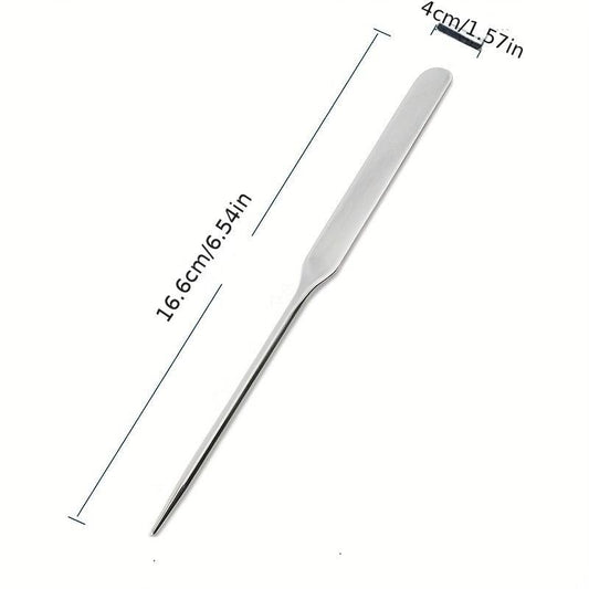 Stainless Steel Makeup Spatulas Professional Cosmetic Mixing Stick