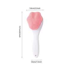 2 Pack Cat Claw Silicone Face Scrubber Brush - Pink