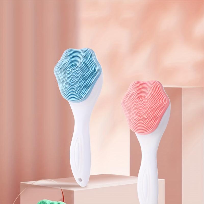 2 Pack Cat Claw Silicone Face Scrubber Brush - Pink