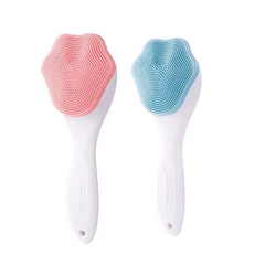 2 Pack Cat Claw Silicone Face Scrubber Brush - Pink
