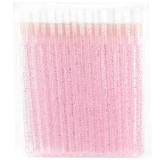 50 Pcs Foam Swab Lip Brush for Makeup Eyelash Tool