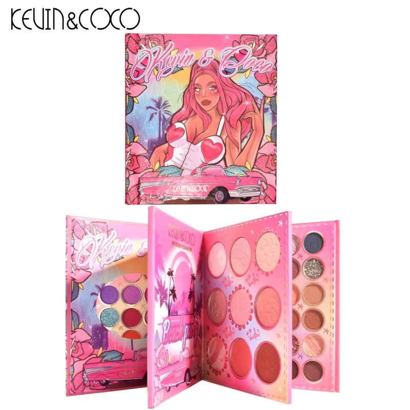 69 Eyeshadow Palette Three Layers Pearly Matte