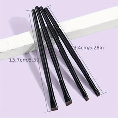 4pcs Eyeliner Eyebrow Brushes Fine Angled Makeup Brush Set