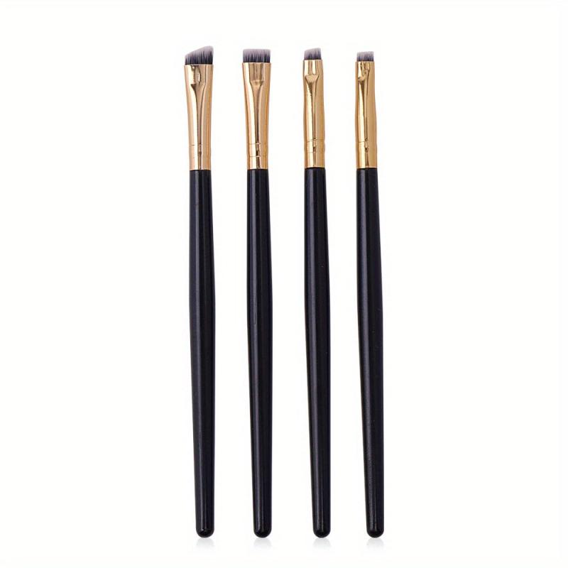 4pcs Eyeliner Eyebrow Brushes Fine Angled Makeup Brush Set