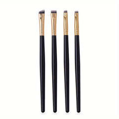 4pcs Eyeliner Eyebrow Brushes Fine Angled Makeup Brush Set
