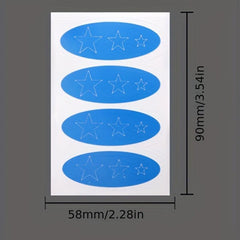 5 Types Eyeliner Stencil Paper Eyeliner Template