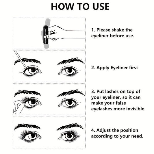 Waterproof Magnetic Eyeliner for Magnetic Eyelashes