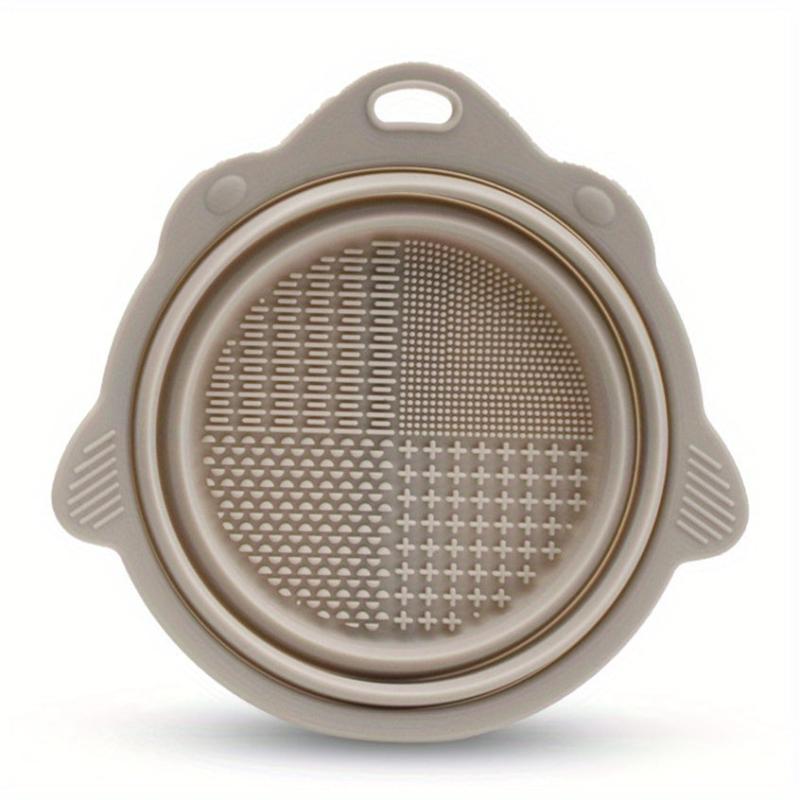 Silicone Makeup Brush Cleaning Bowl & Sponge Pad