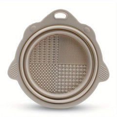 Silicone Makeup Brush Cleaning Bowl & Sponge Pad