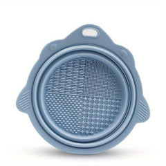 Silicone Makeup Brush Cleaning Bowl & Sponge Pad