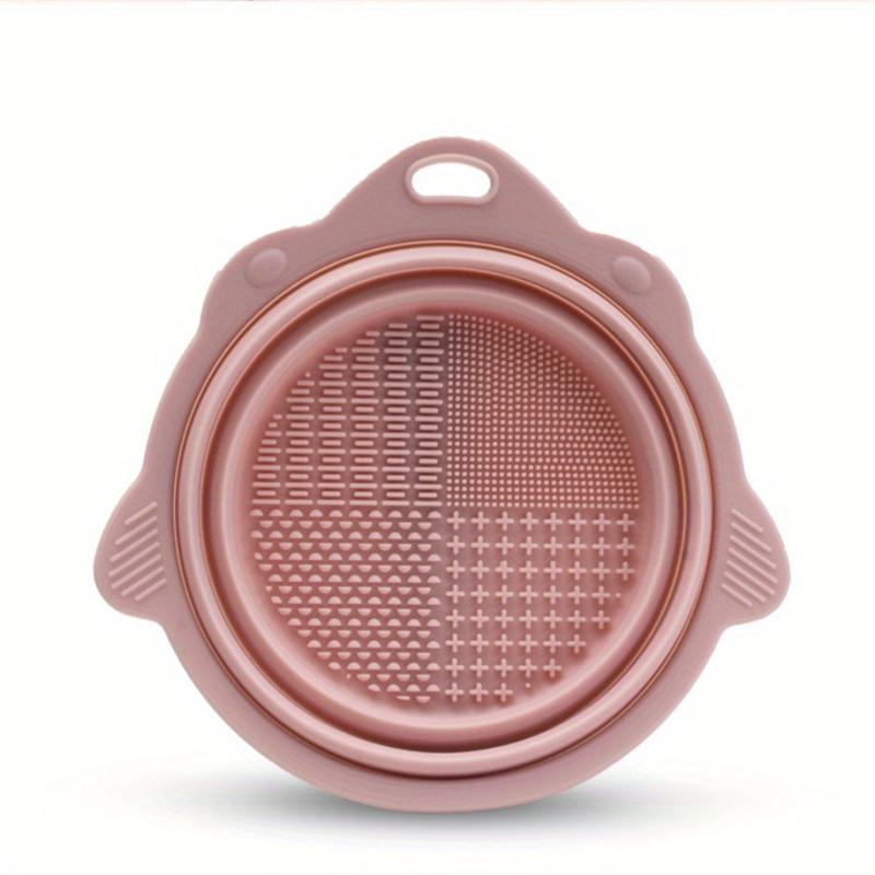 Silicone Makeup Brush Cleaning Bowl & Sponge Pad