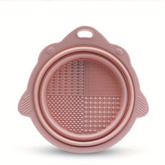 Silicone Makeup Brush Cleaning Bowl & Sponge Pad