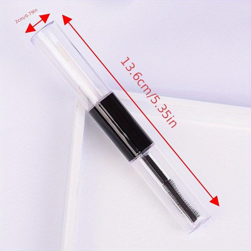 Travel-Friendly Double Headed Lip Gloss Tube with Clear Lid