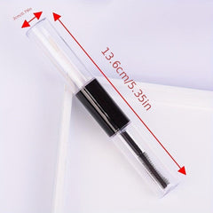 Travel-Friendly Double Headed Lip Gloss Tube with Clear Lid