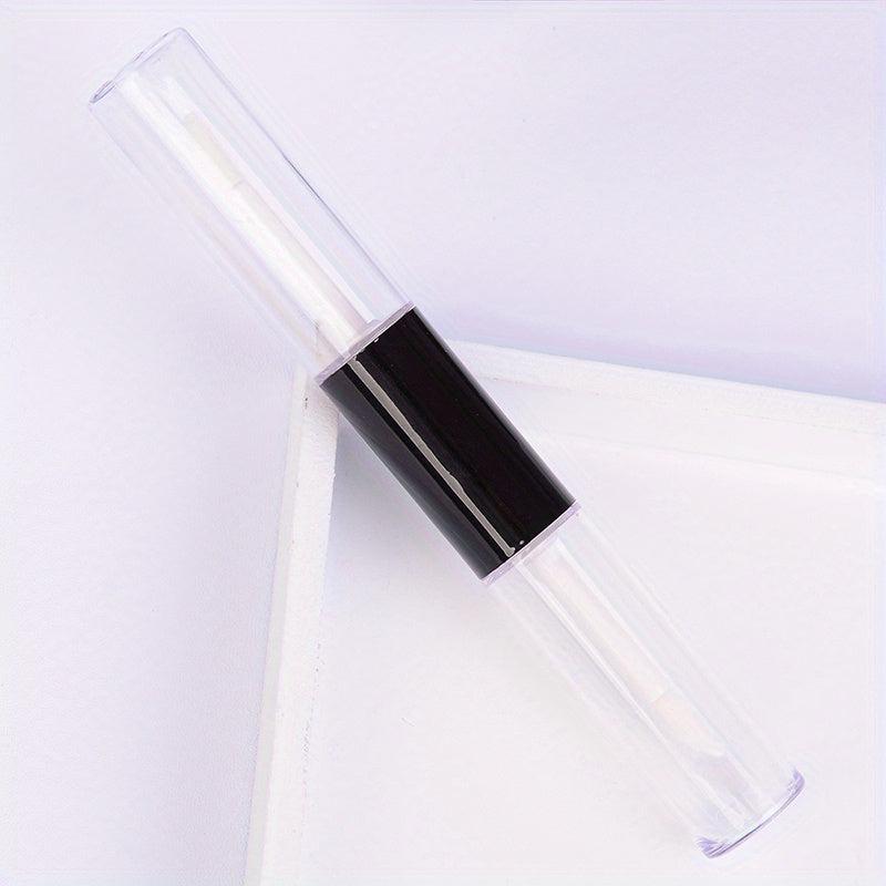 Travel-Friendly Double Headed Lip Gloss Tube with Clear Lid