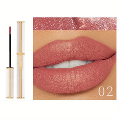 Velvet Lip Glaze With Glitter Matte Lipstick Long-Lasting Lip Gloss