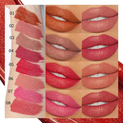 Velvet Lip Glaze With Glitter Matte Lipstick Long-Lasting Lip Gloss