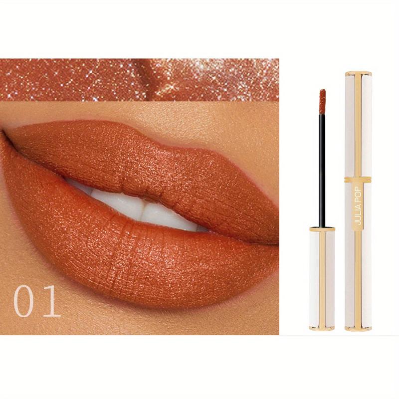 Velvet Lip Glaze With Glitter Matte Lipstick Long-Lasting Lip Gloss