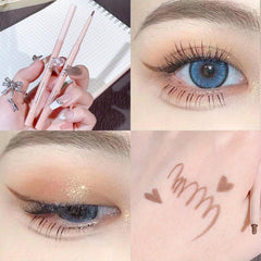 Slim Tip Eyeline Gel Pen Waterproof Smudge Proof Eyelid Brightening Makeup Stick