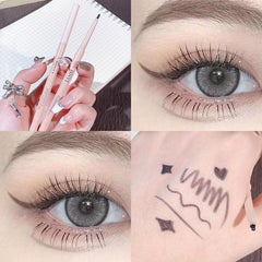 Slim Tip Eyeline Gel Pen Waterproof Smudge Proof Eyelid Brightening Makeup Stick