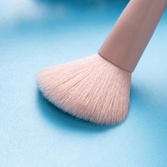 10-Piece Pink Makeup Brush Set for Beginners - Eyeshadow Concealer Powder Blush