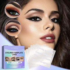 6pcs Eyeliner Template Card Set Reusable Easy To Clean