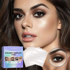 6pcs Eyeliner Template Card Set Reusable Easy To Clean