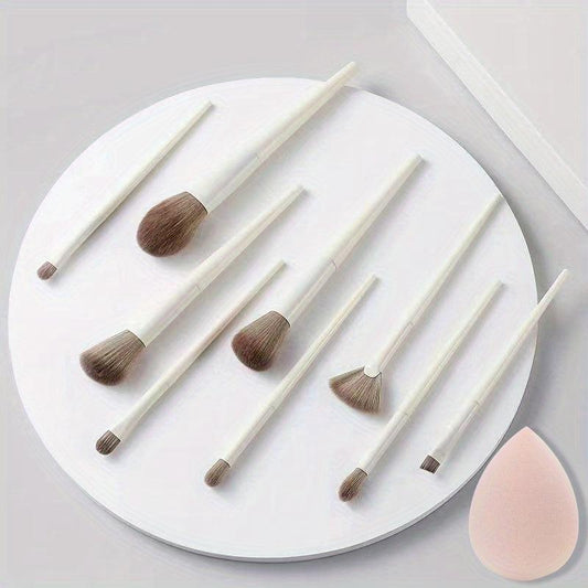 11Pcs Soft Fluffy Makeup Brushes Set Kit, Skin Friendly Makeup Tools