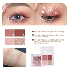 8pcs Makeup Kit Lipstick Concealer Eyeshadow Eyebrow Pen Blush Set