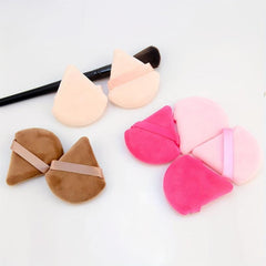 3-Piece Makeup Sponges & Powder Puff Set Wet/Dry Use