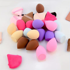 3-Piece Makeup Sponges & Powder Puff Set Wet/Dry Use
