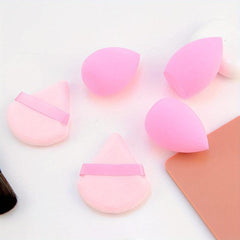 3-Piece Makeup Sponges & Powder Puff Set Wet/Dry Use