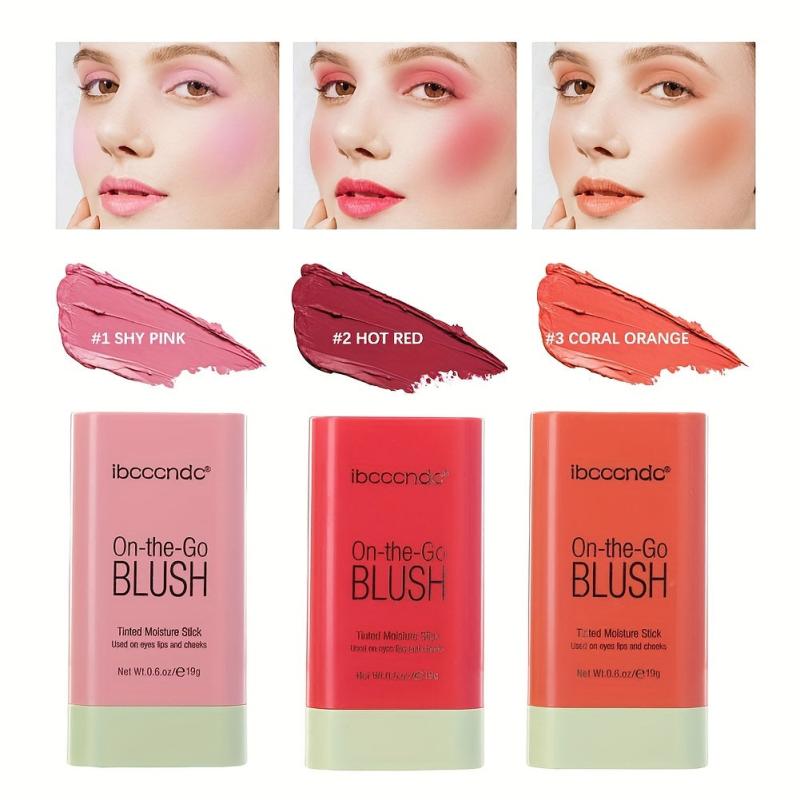 Hydrating Lip & Cheek Dual Use Blush Cream Stick - Blush Cream Red Pink