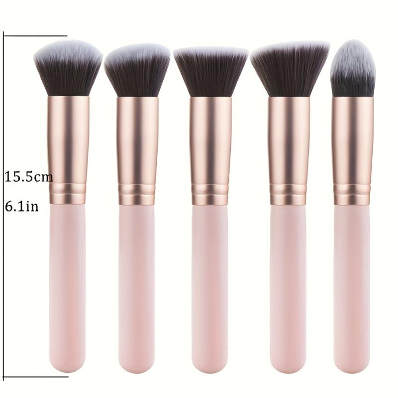 Synthetic Foundation Brush Wooden Handle Loose Powder Blush Highlighter Brush