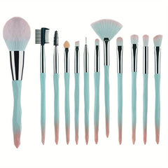 YxN 4 15pcs Pink Makeup Brush Set