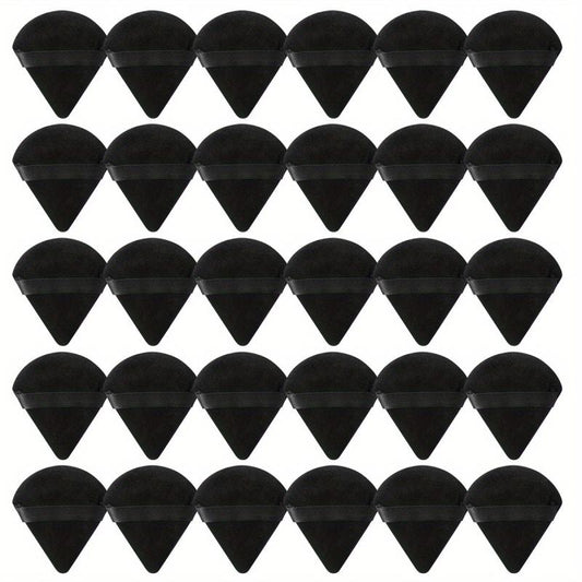 30 PCS Triangle Makeup Puff Soft Sponge Puffs