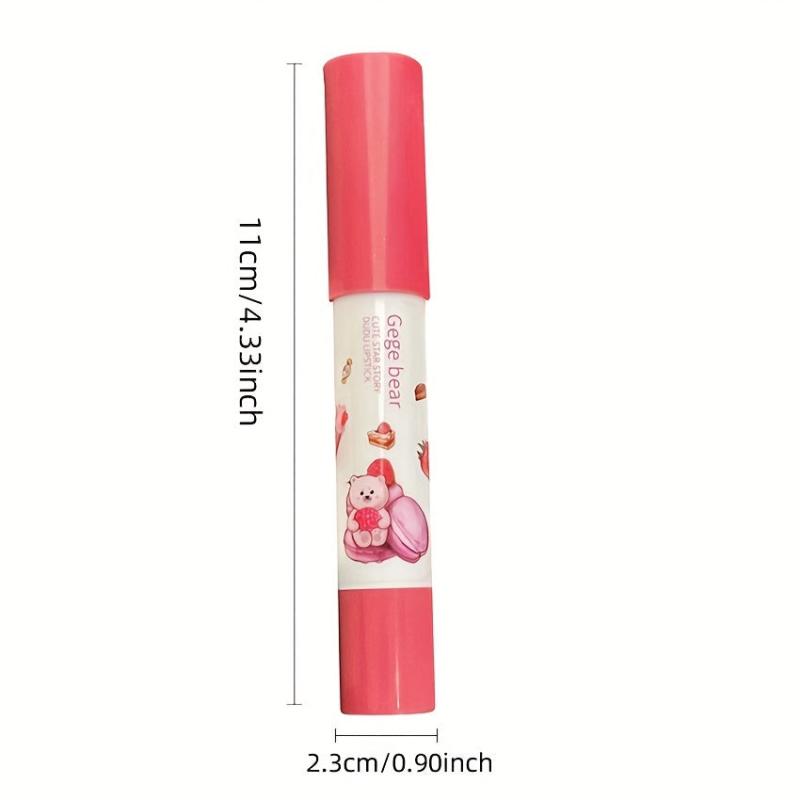 Crayon Lipstick Moisturizing Glaze Teatime Peach Strawberry Bright Tone
