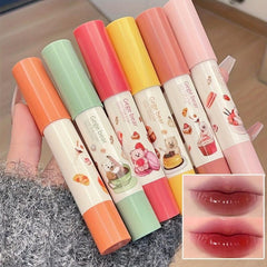Crayon Lipstick Moisturizing Glaze Teatime Peach Strawberry Bright Tone