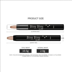 10-Color Eyeshadow Stick for Bright Eye Makeup