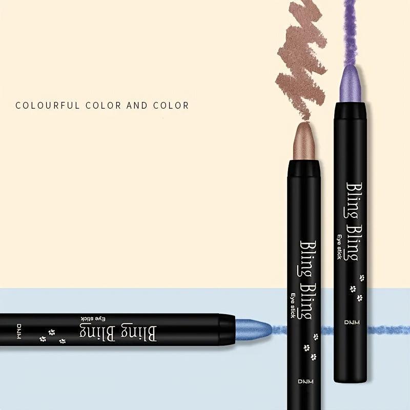 10-Color Eyeshadow Stick for Bright Eye Makeup