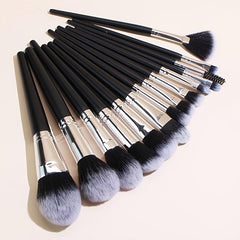 15pcs Makeup Brush Set Large Foundation Powder Blush Kabuki Cosmetic Tools Kits