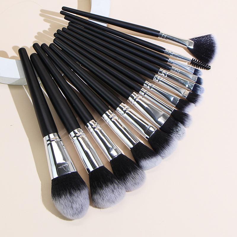15pcs Makeup Brush Set Large Foundation Powder Blush Kabuki Cosmetic Tools Kits