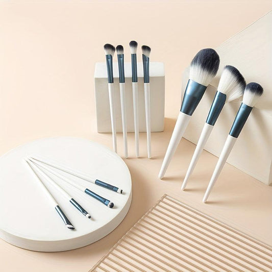 11 Pcs Makeup Brush Set Soft Hair Eye Shadow Blush for Daily Makeup